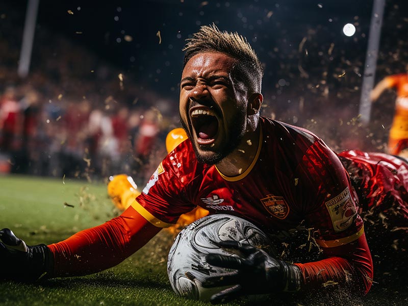 道心破碎！队友＆自己失误后门将离场放弃比赛！